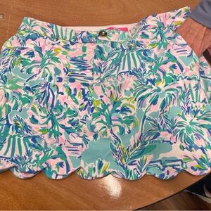 Lilly Pulitzer Colette Scalloped Skort